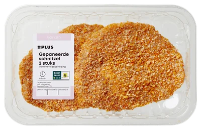 PLUS Boerentrots Gepaneerde schnitzel 2 st