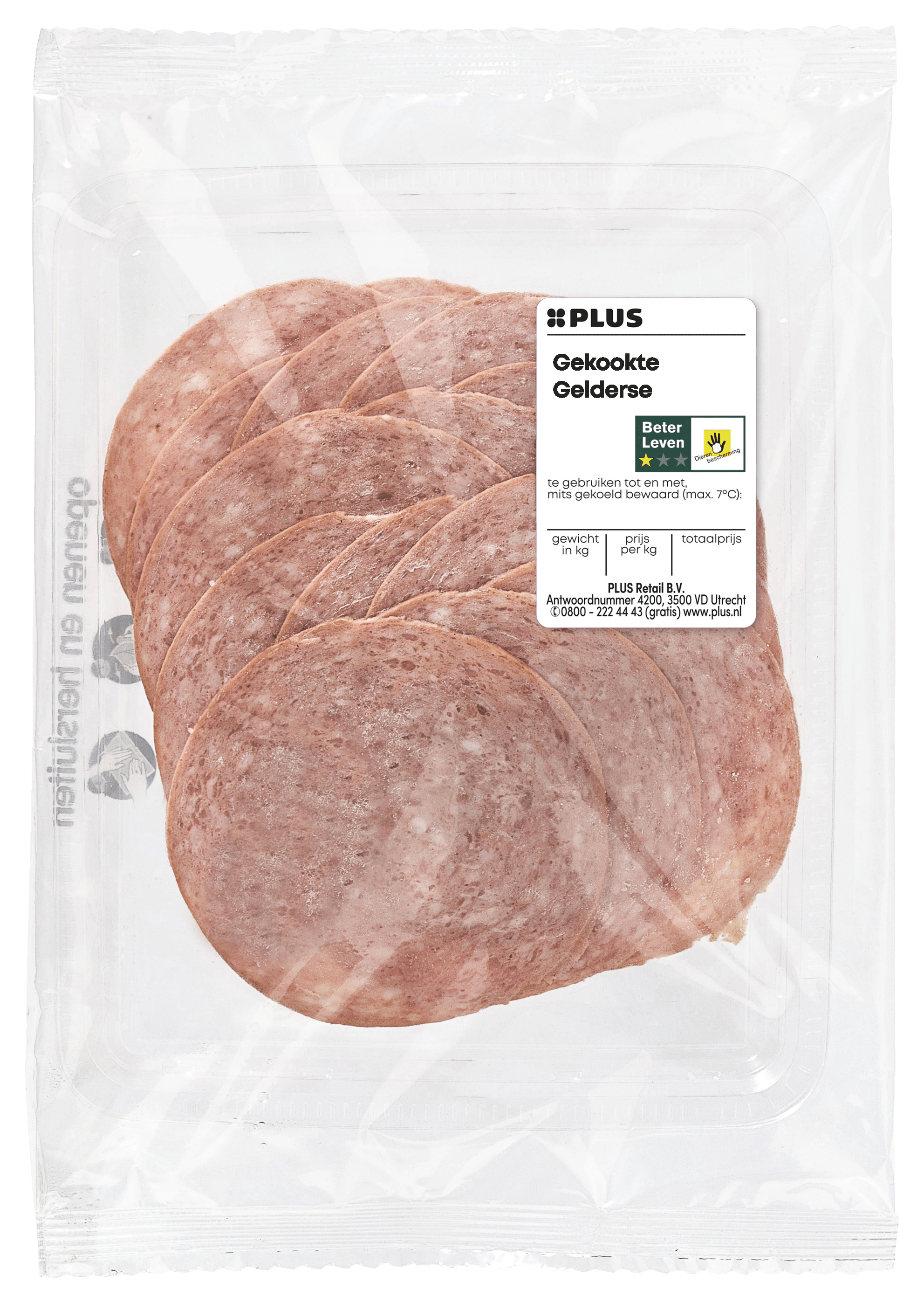 PLUS Gekookte Gelderse 100 gram