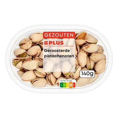 PLUS Geroosterde Pistache Noten (gez) Kuipje 140 g