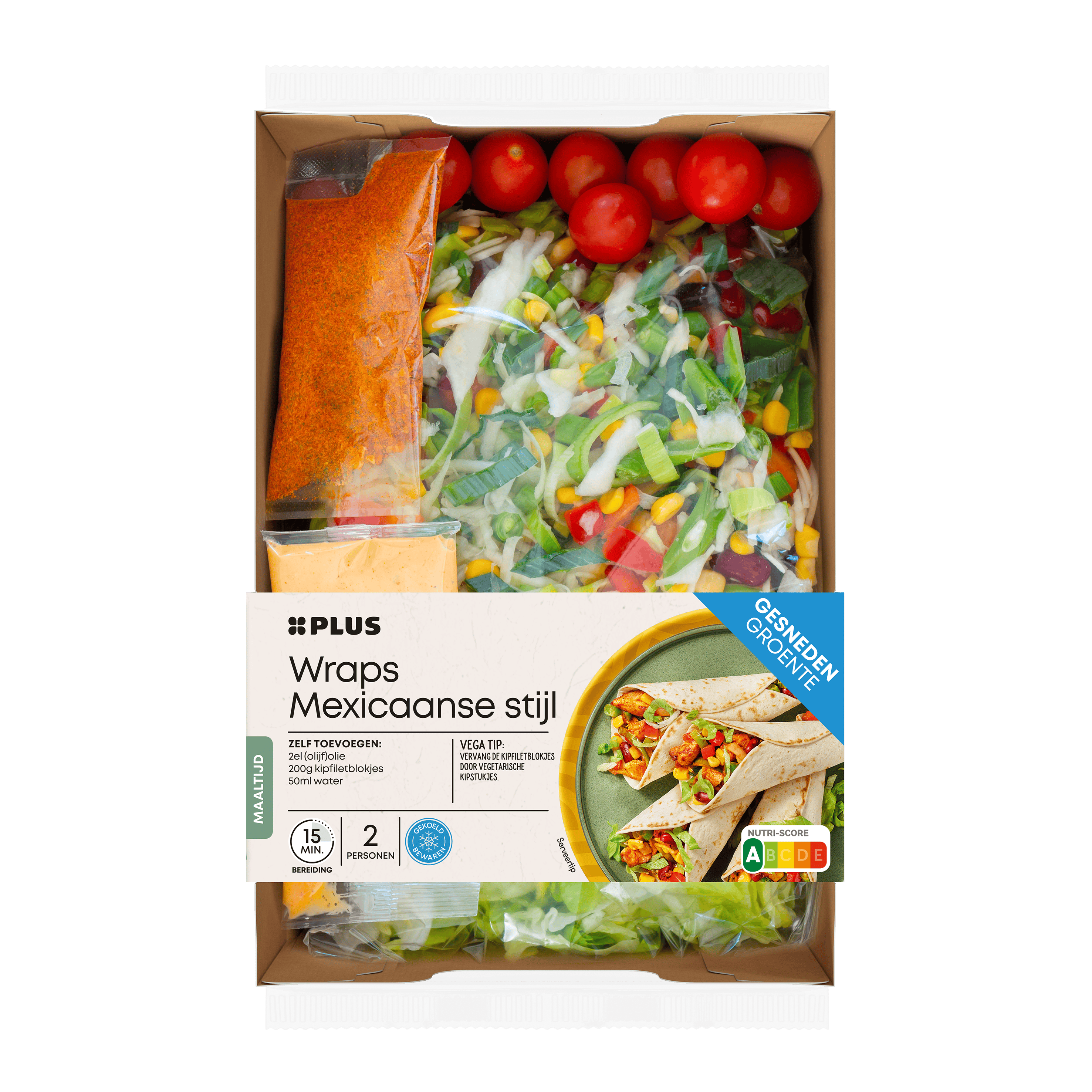 PLUS Gesneden verspakket Mexicaanse wraps