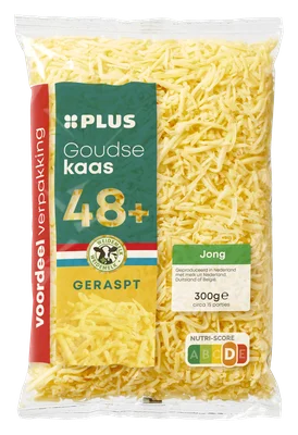 PLUS Goudse geraspte kaas jong