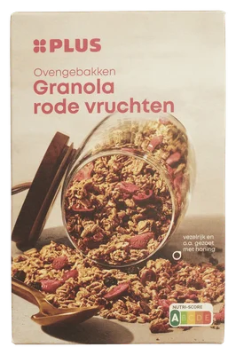 PLUS Granola rode vruchten