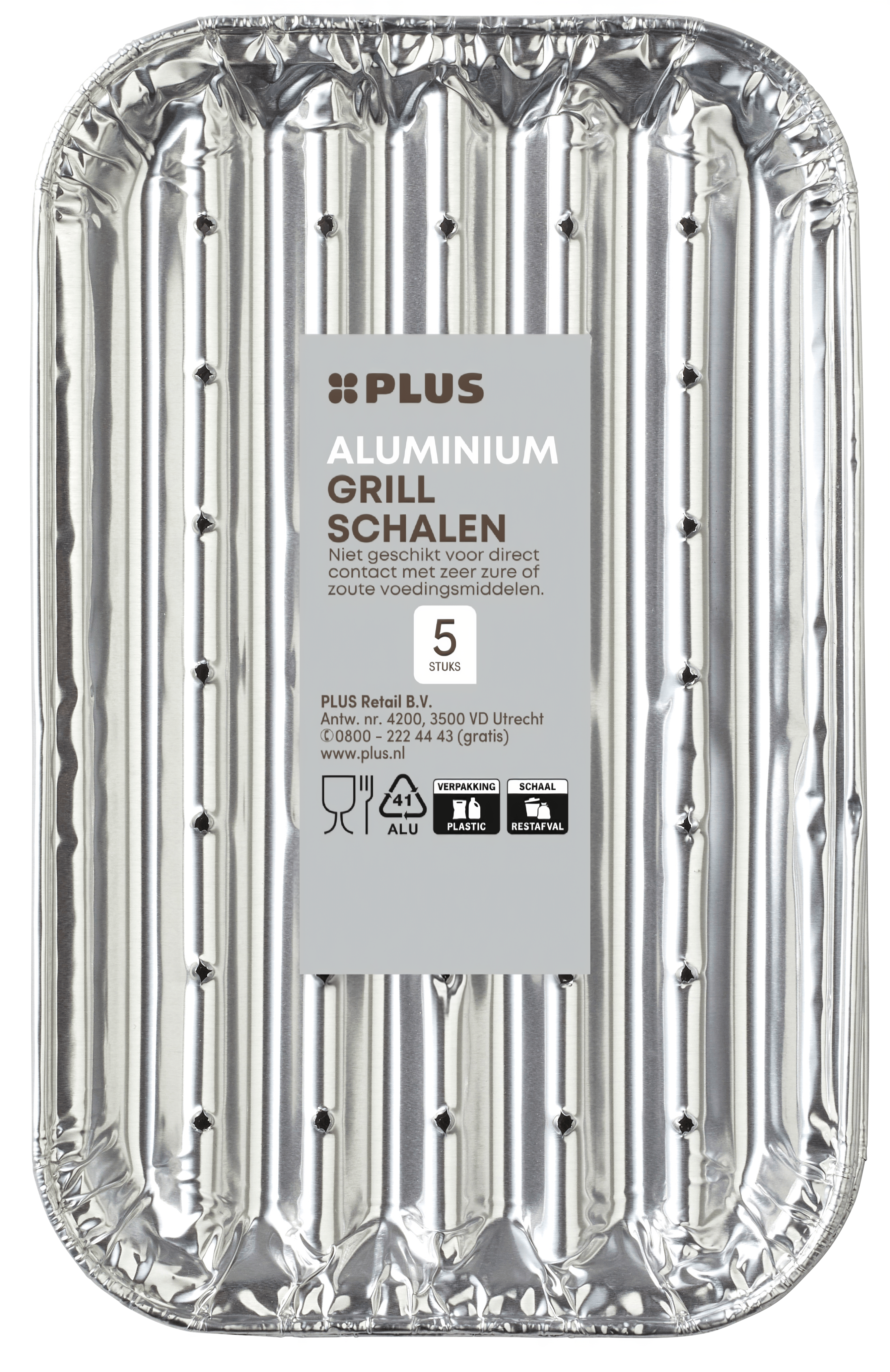 PLUS Grillschaal klein