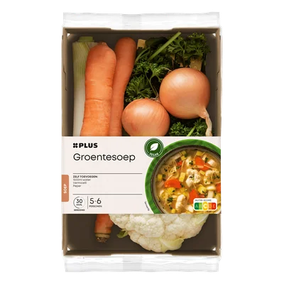 PLUS Verspakket groentesoep Stuk 1 st