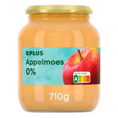 PLUS Appelmoes 0% Pot 710 g