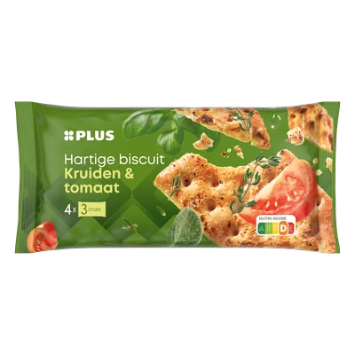 PLUS Hartige biscuits Italiaanse kruiden