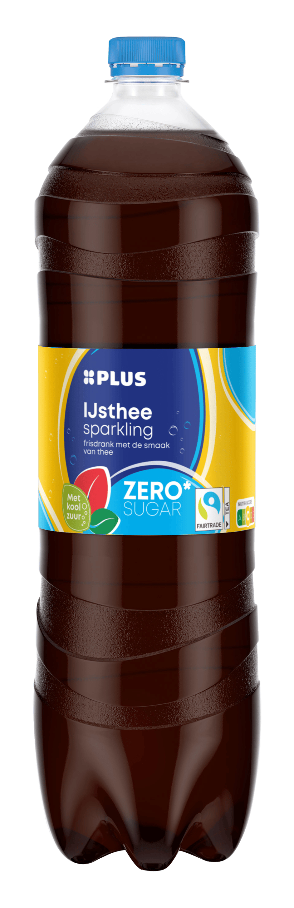 PLUS IJsthee sparkling zero Fairtrade