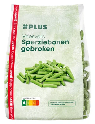 PLUS Sperziebonen Zakje 800 g