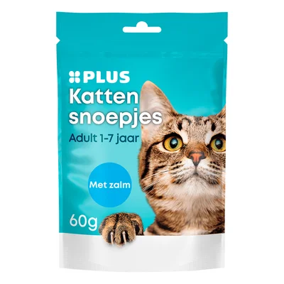 PLUS Kattensnoepjes zalm Stazak 70 g