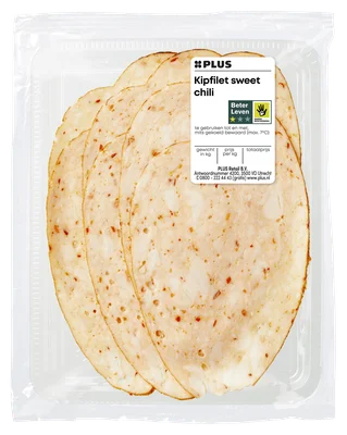 PLUS Kipfilet Sweet Chili 125 gram