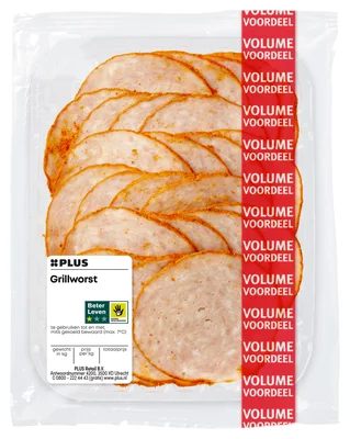 PLUS Grillworst Voordeelverpakking
