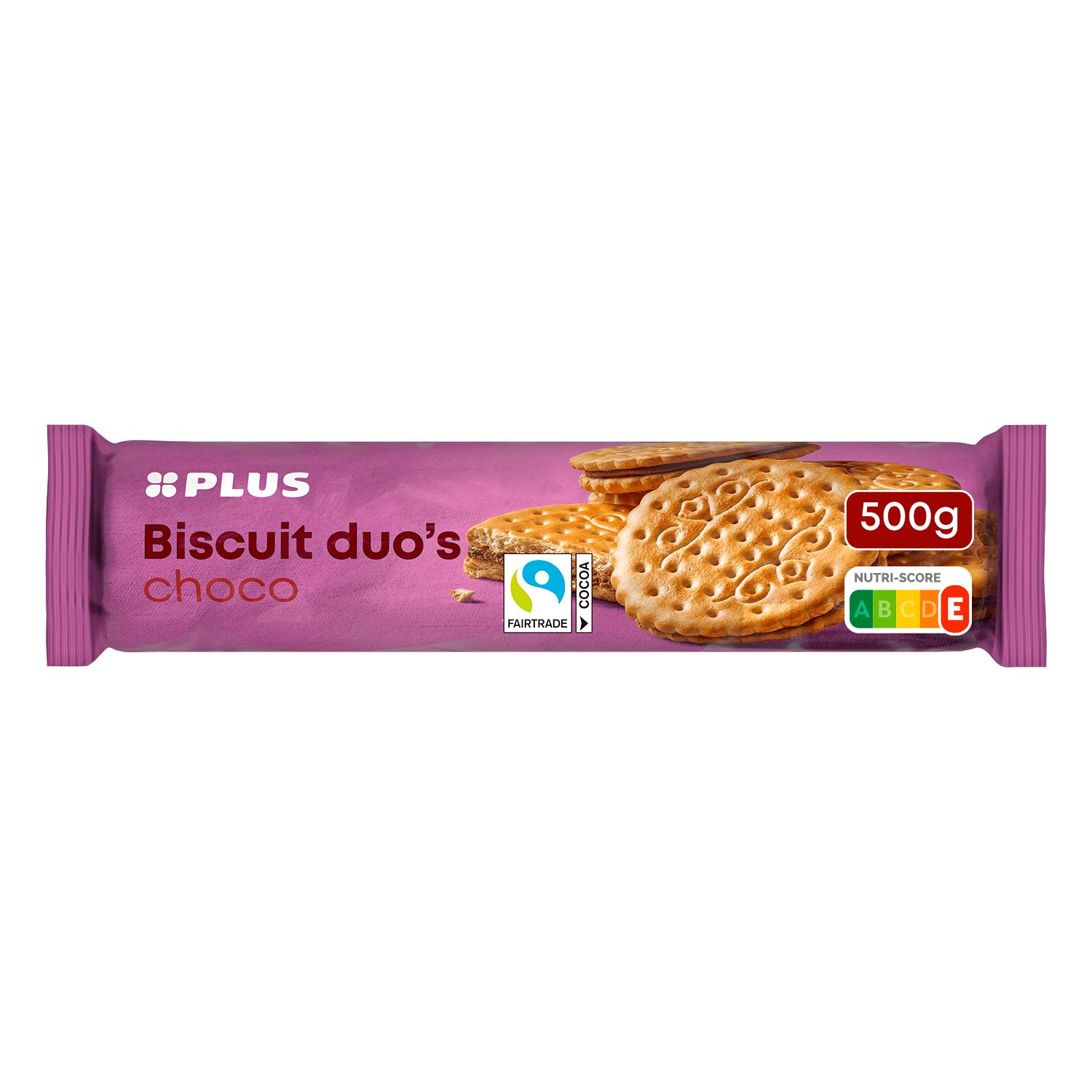 PLUS Biscuit duo's cacao Fairtrade