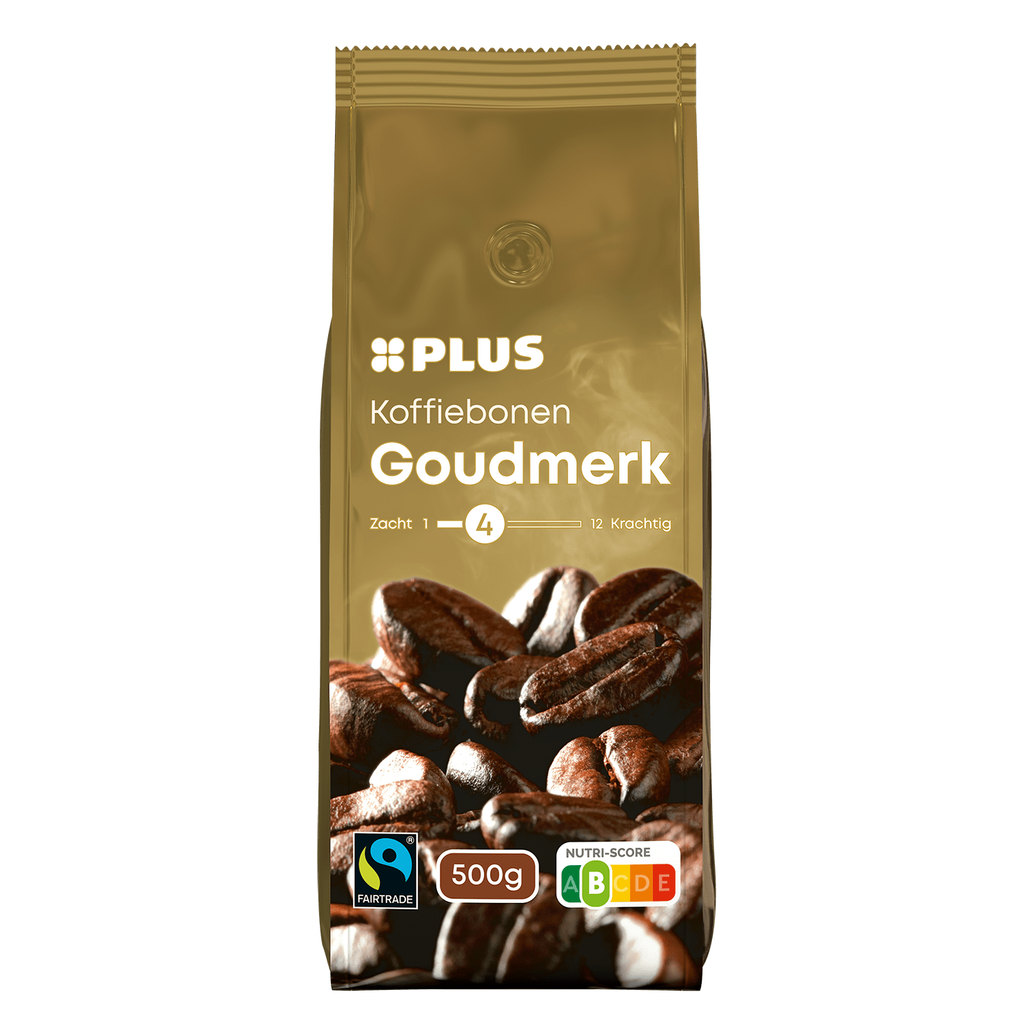 PLUS Koffiebonen Goudmerk Fairtrade Stazak 500 g