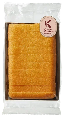 PLUS Korenlanders Roombotercake gesneden Zak 400 g