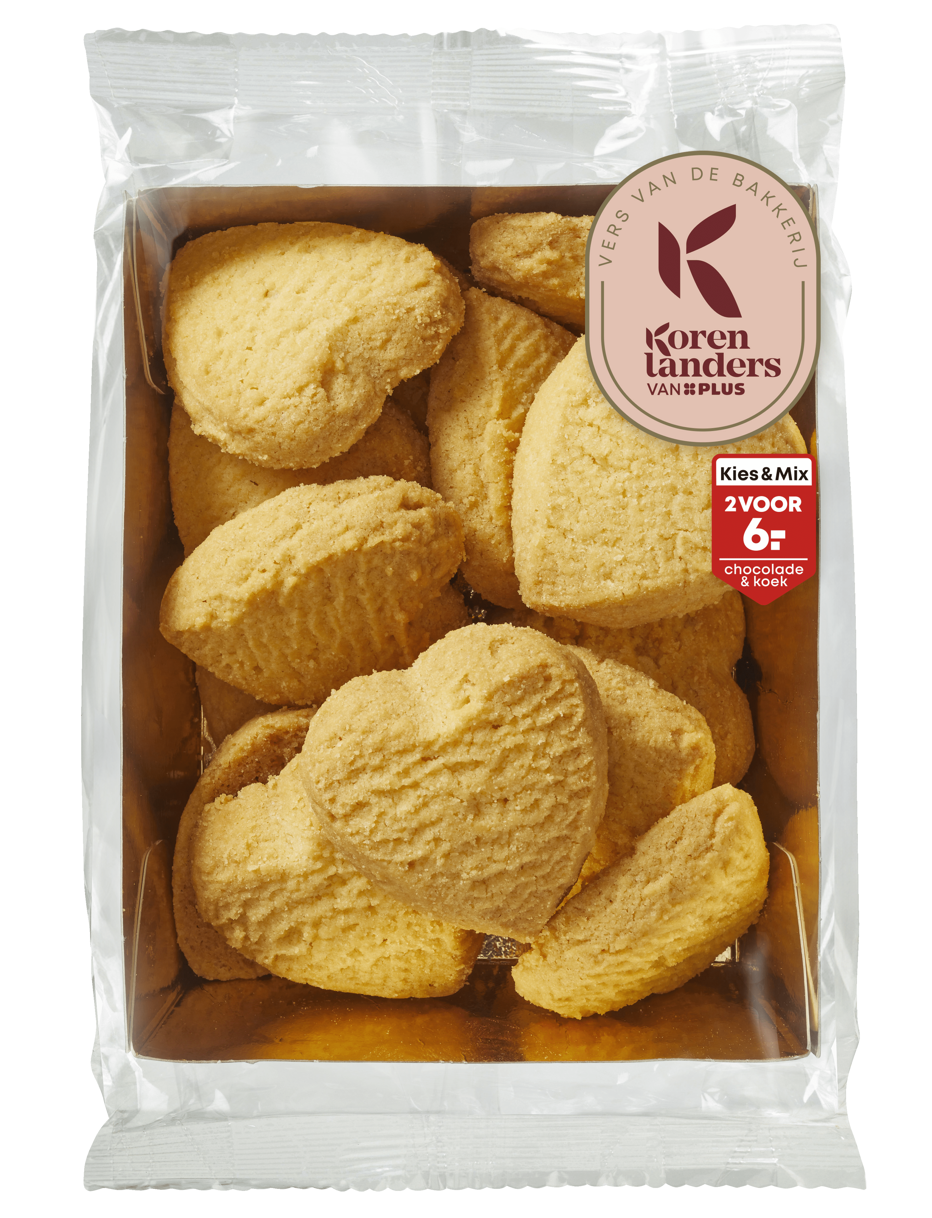 PLUS Korenlanders Roomboter biesjes Zak 180 g