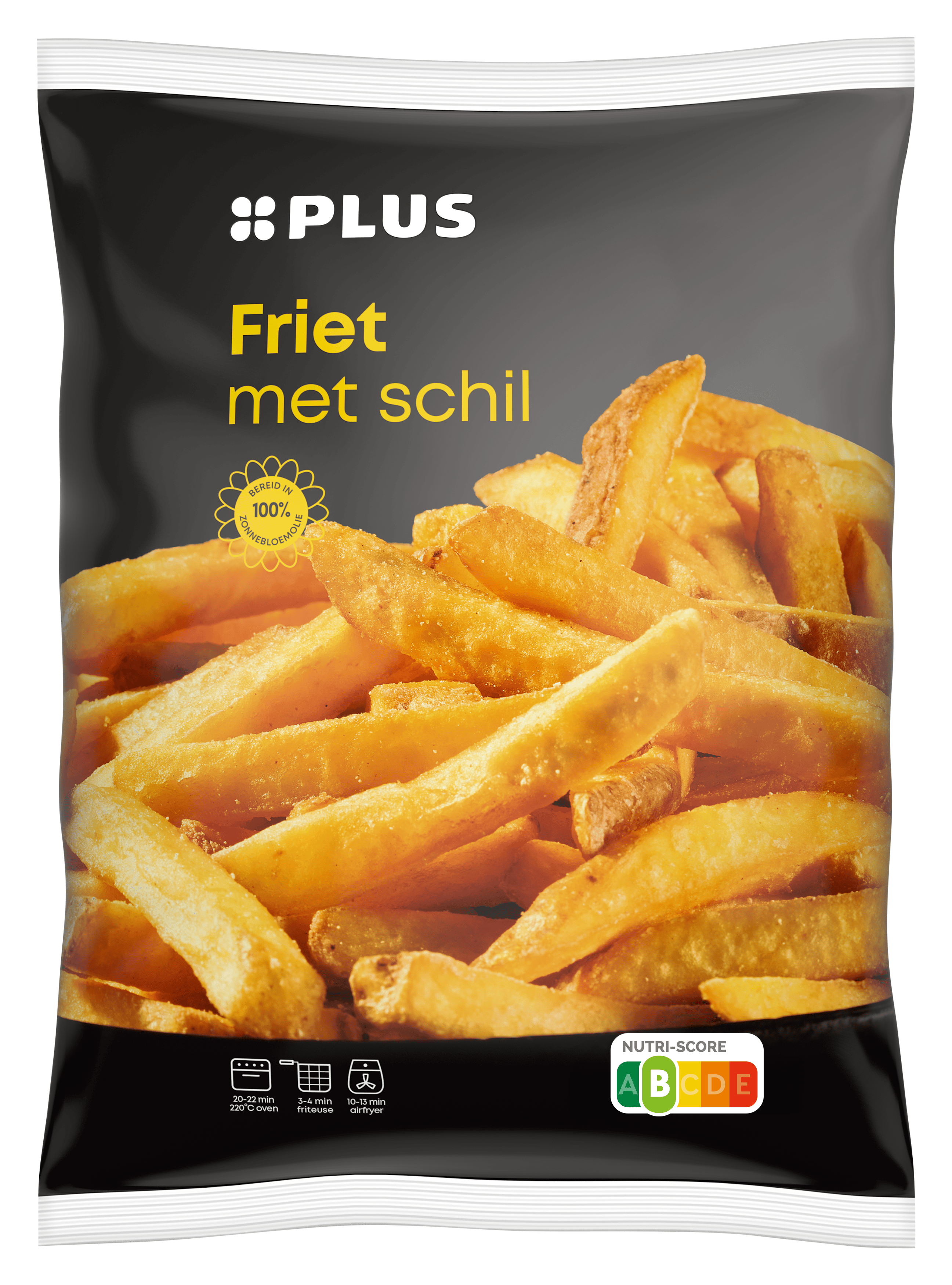 PLUS Friet met schil Zakje 1000 g