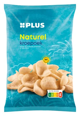PLUS Kroepoek Naturel Zak 100 g