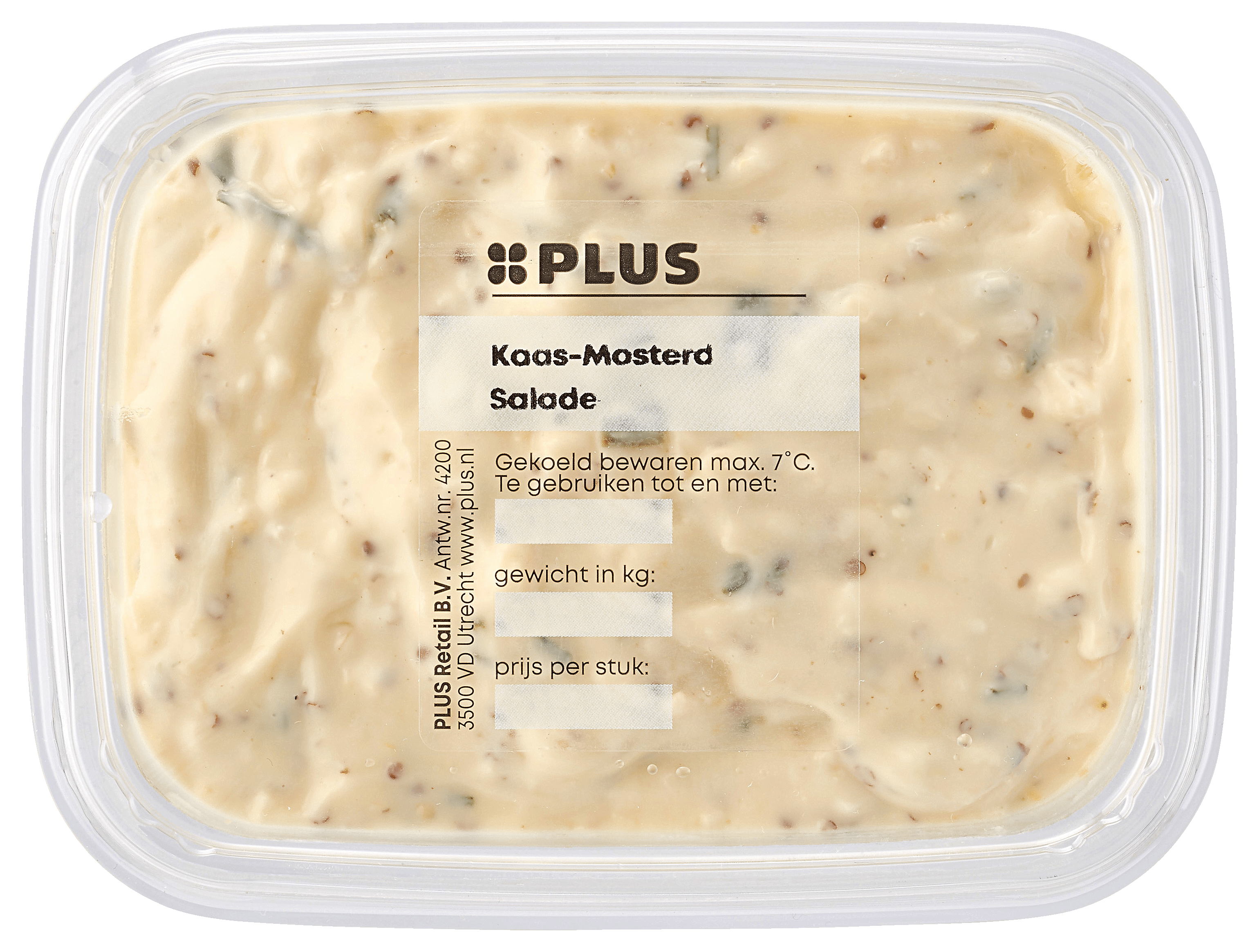 PLUS Kaas-Mosterdsalade Kuipje 150 g
