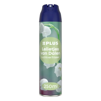 PLUS Luchtverfrisser lelietjes van dalen Spuitbus 250 ml