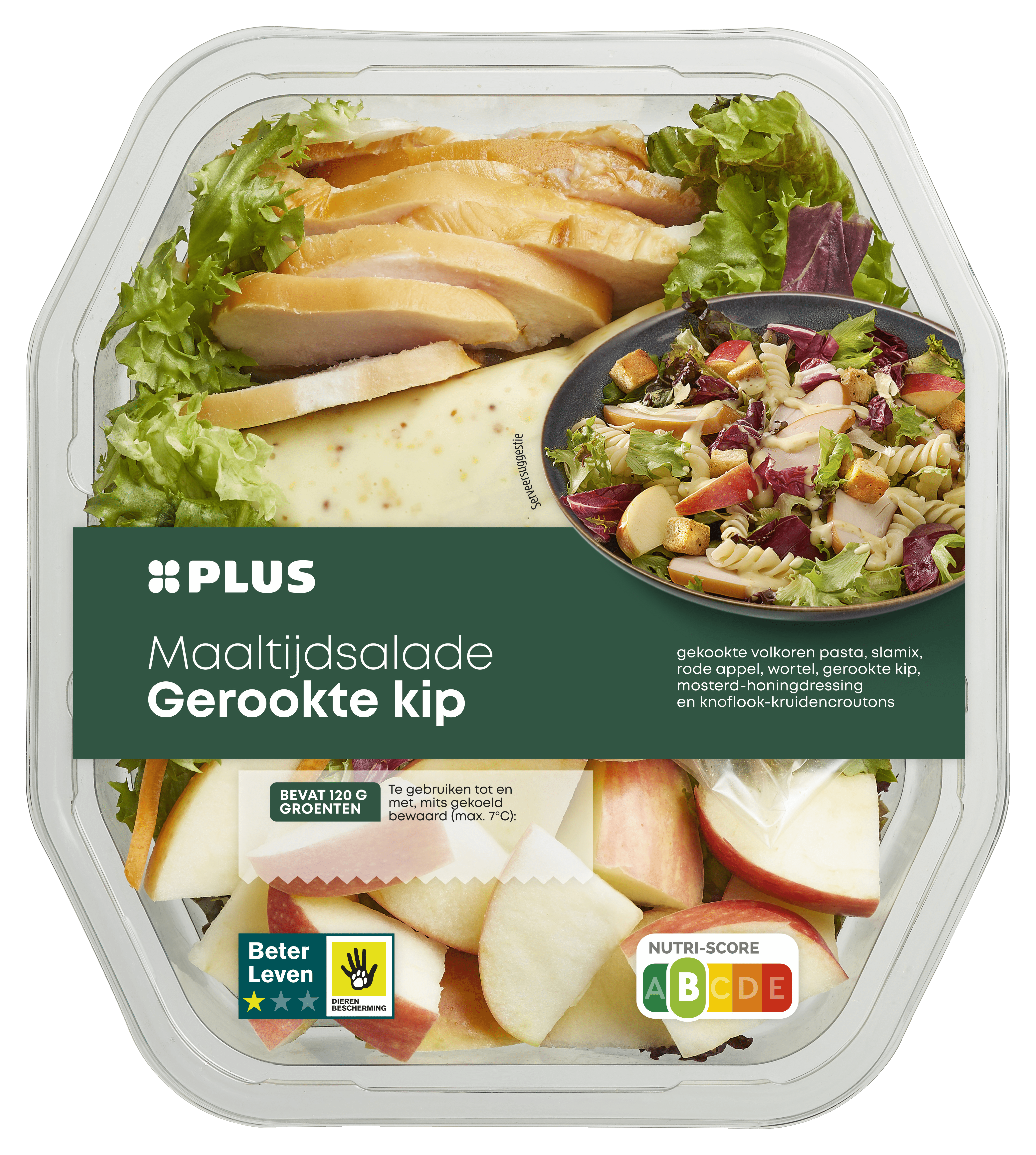 PLUS Maaltijdsalade Gerookte kip