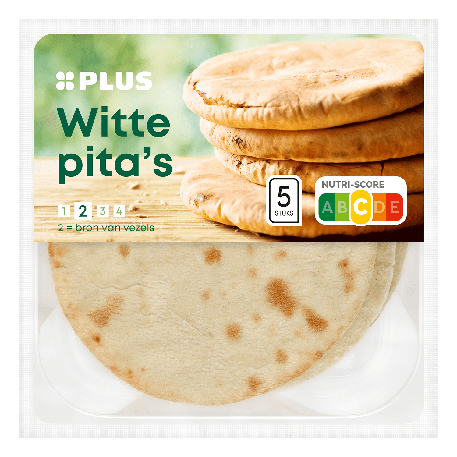 PLUS Maaltijdpita 5st Zak 400 g