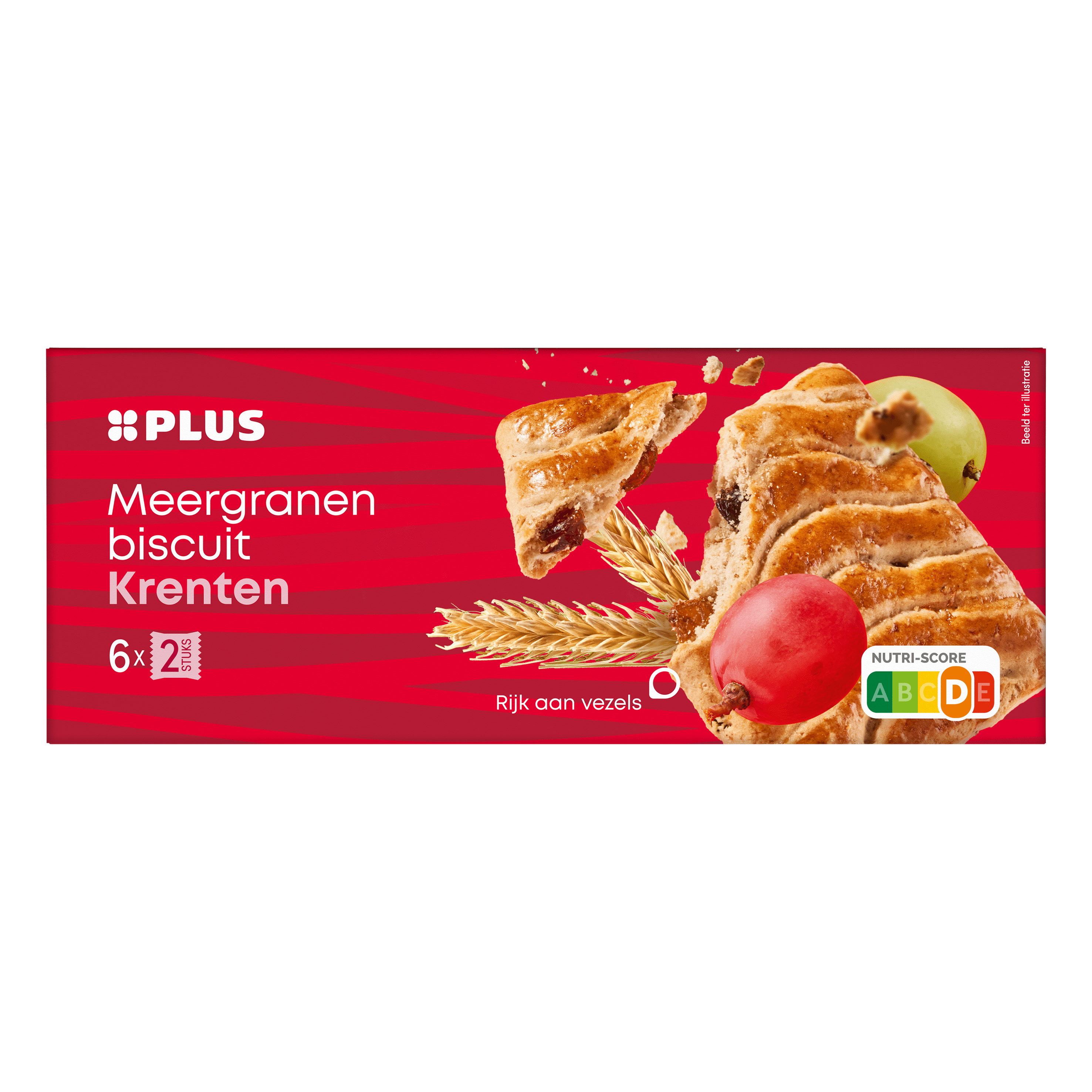 PLUS Meergranenbiscuit krenten