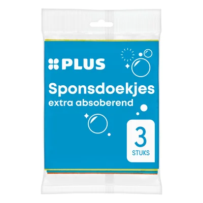 PLUS Sponsdoekjes