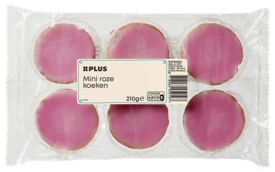 PLUS Mini roze koeken