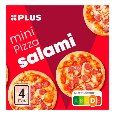 PLUS Mini pizza salami Doos 305 g