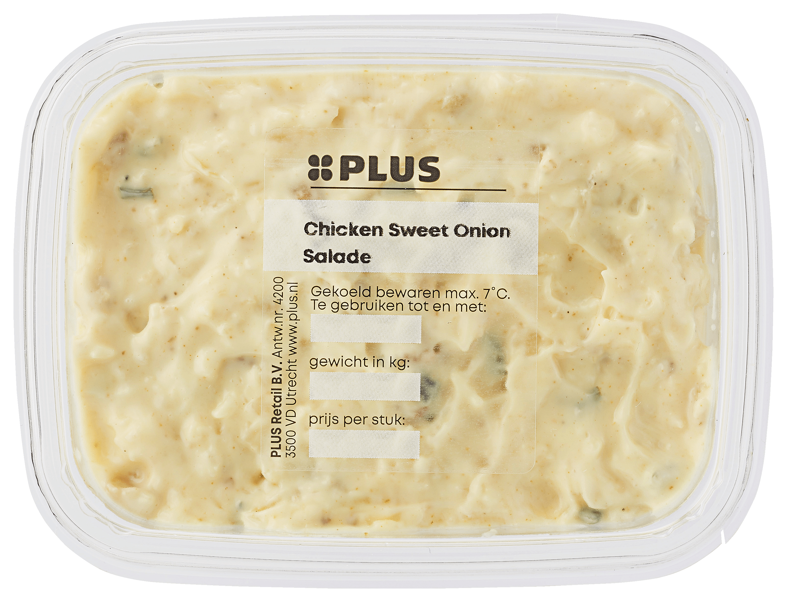 PLUS Chicken sweet onionsalade Kuipje 150 g