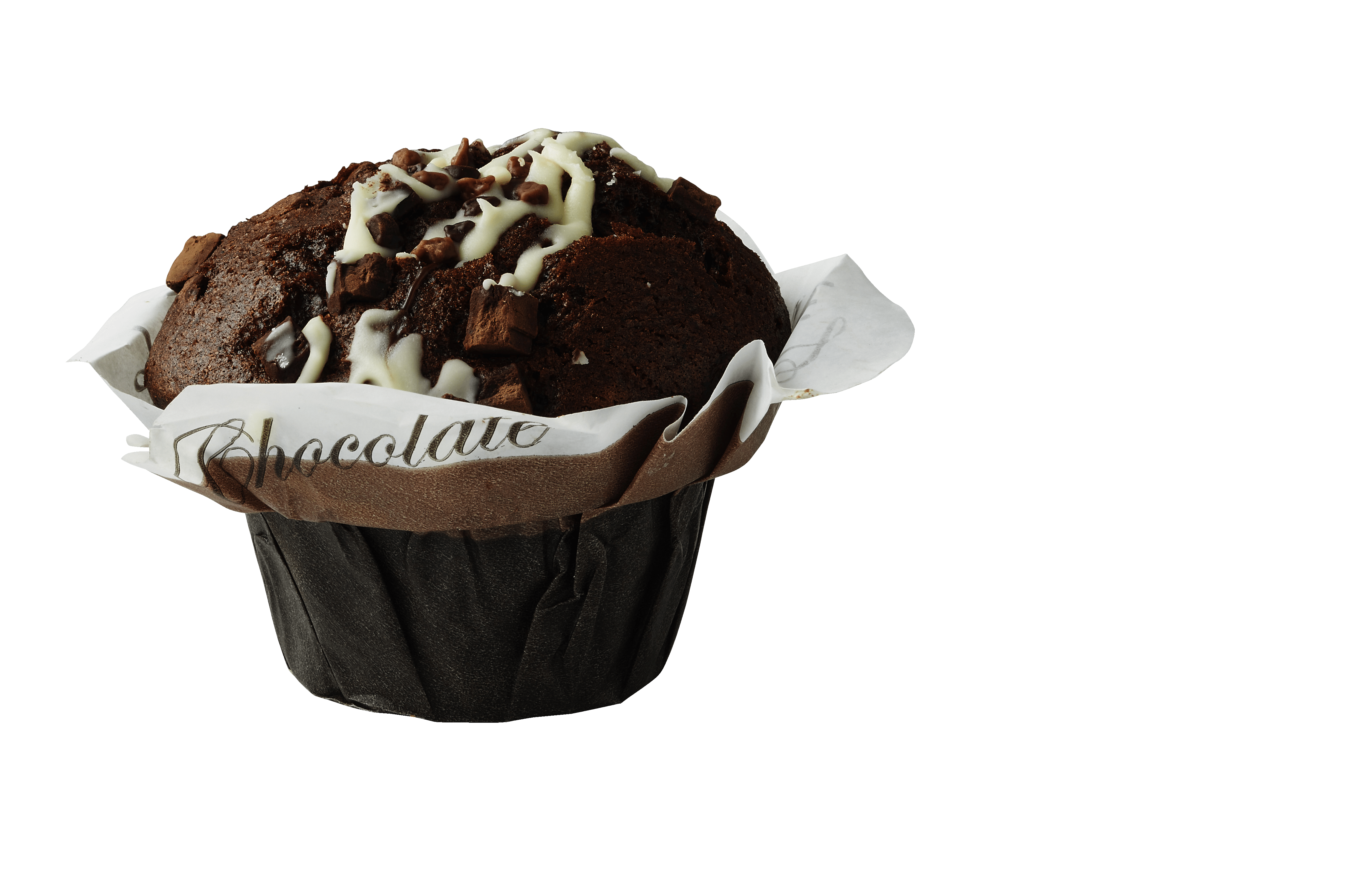 PLUS Triple Chocolate Muffin Fairtrade Stuk 1 st