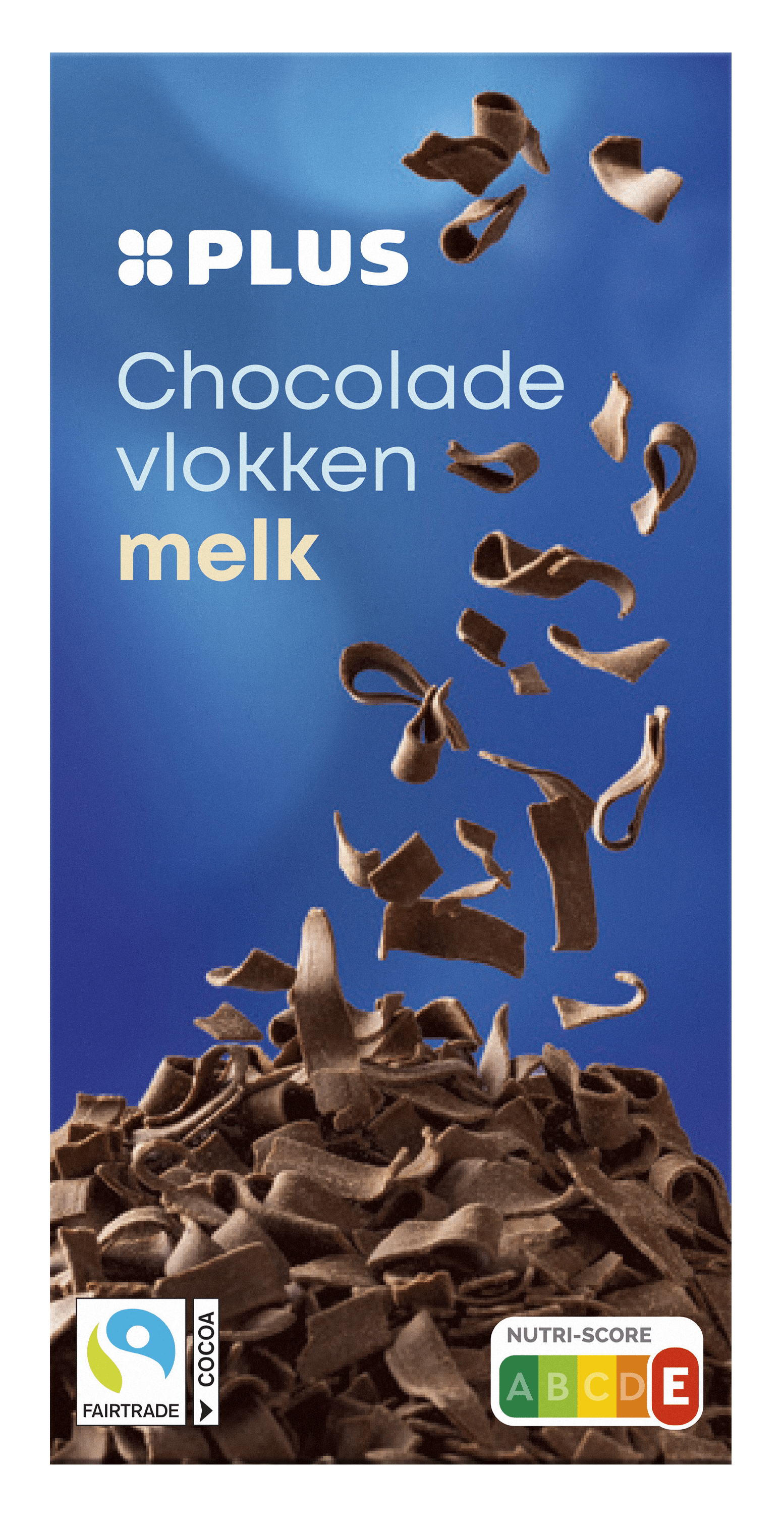 PLUS Chocoladevlokken puur Fairtrade