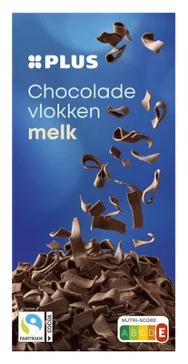 PLUS Chocoladevlokken puur Fairtrade