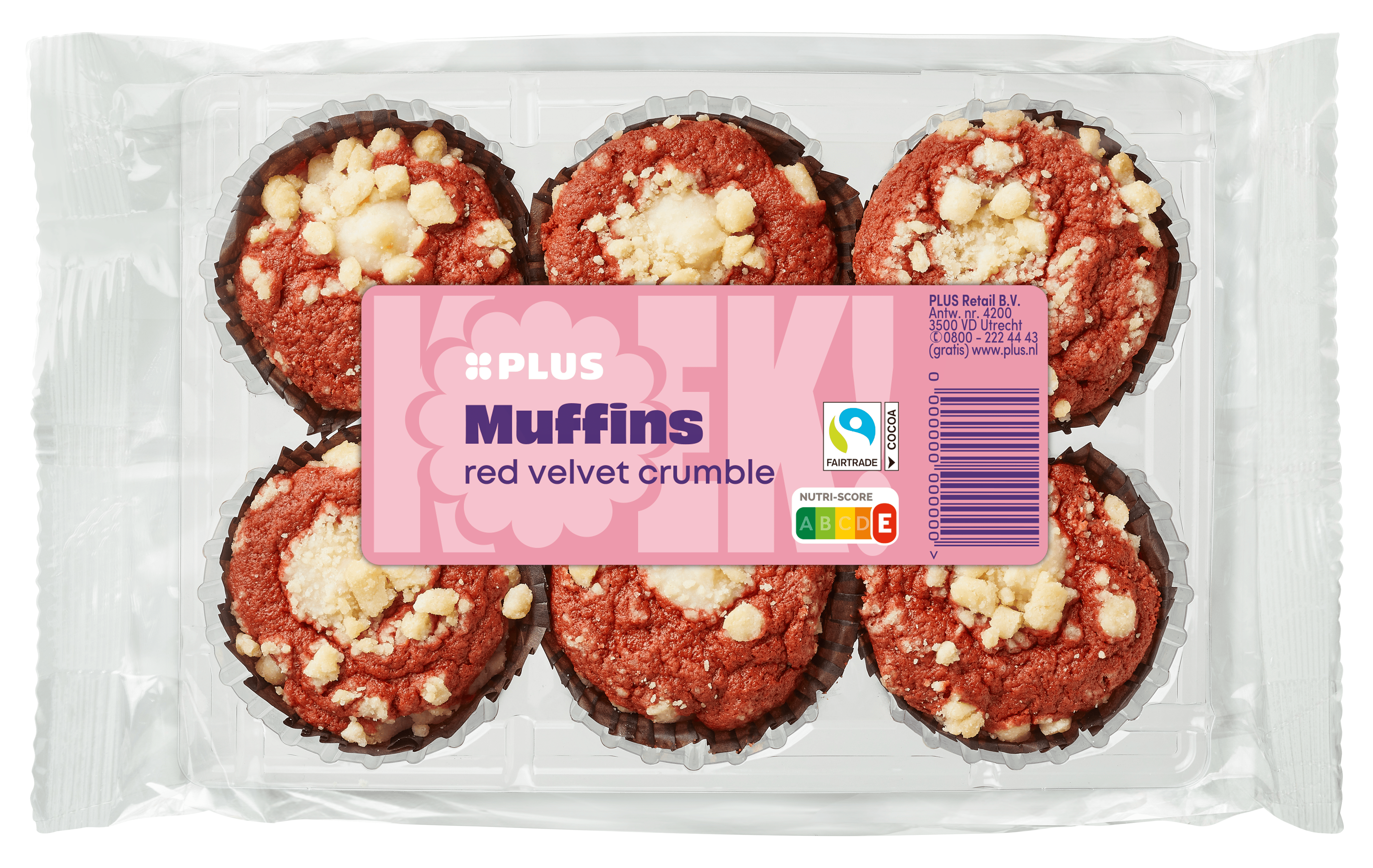 PLUS Muffins red velvet