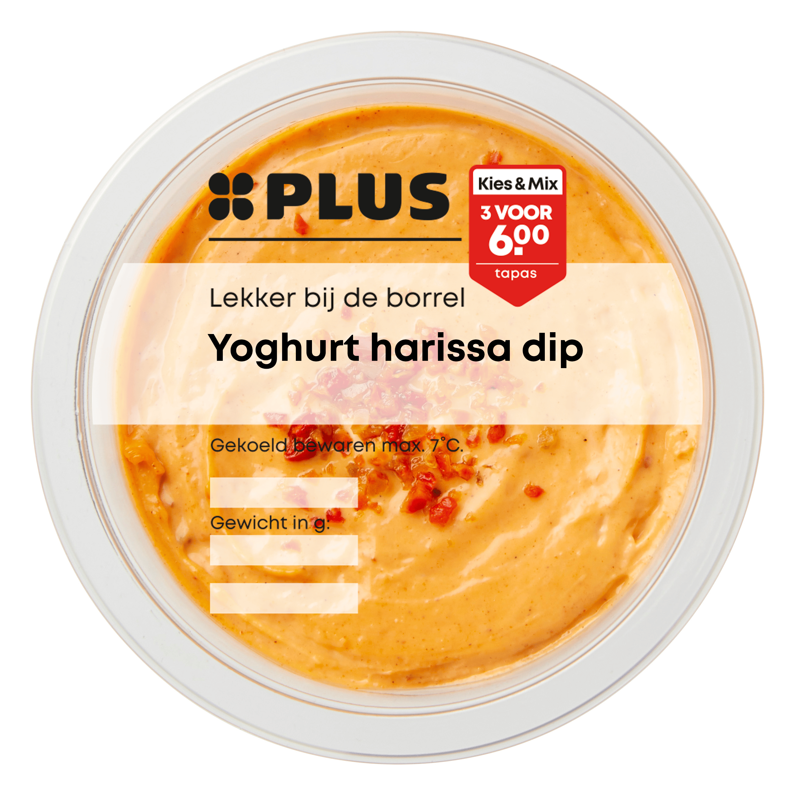 PLUS Yoghurt harissa dip Bakje 150 g