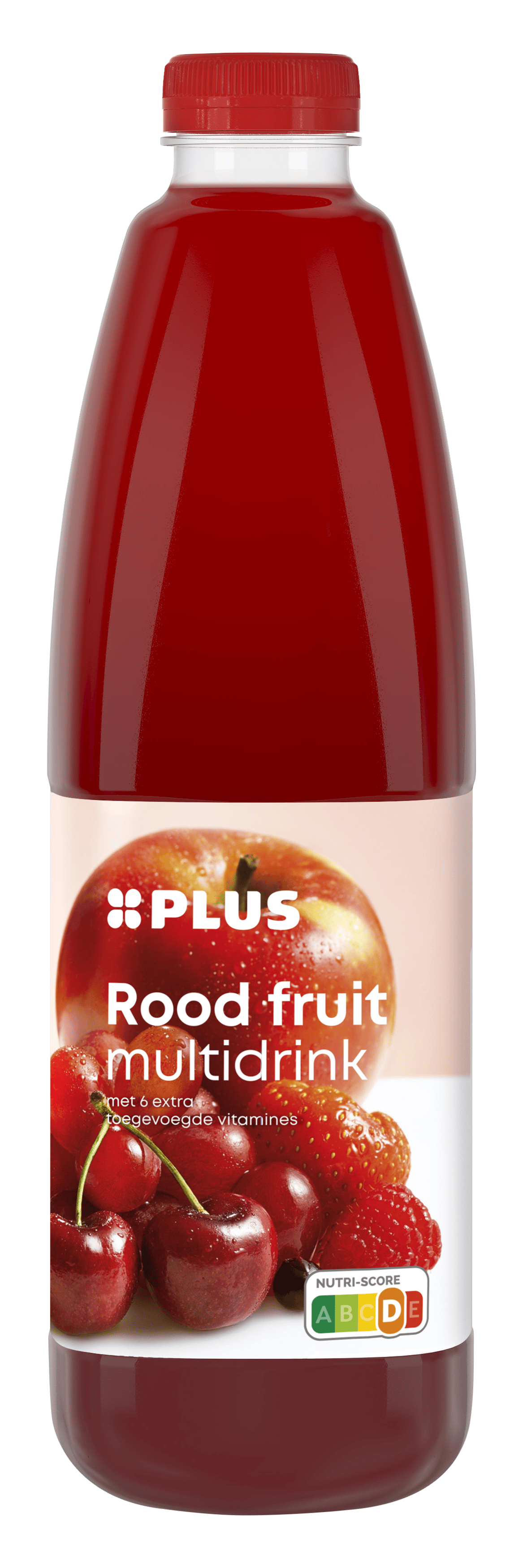PLUS Multivitamine rood fruit Fles 1500 ml