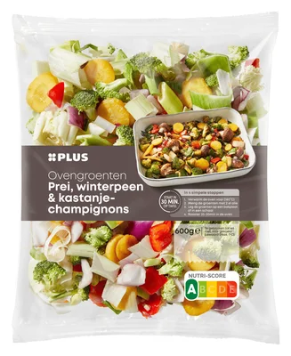 PLUS Oven en Airfryer prei peen kas champ