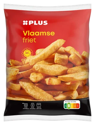 PLUS Vlaamse frites Zakje 1000 g