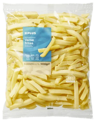 PLUS Verse Franse frites Zakje 1000 g