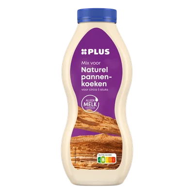 PLUS Pannenkoekmix naturel Fles 200 g