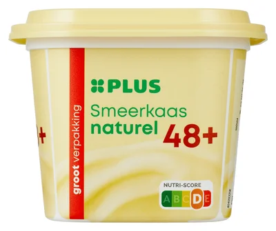 PLUS Smeerkaas 48+ naturel 200gr Kuipje 200 g