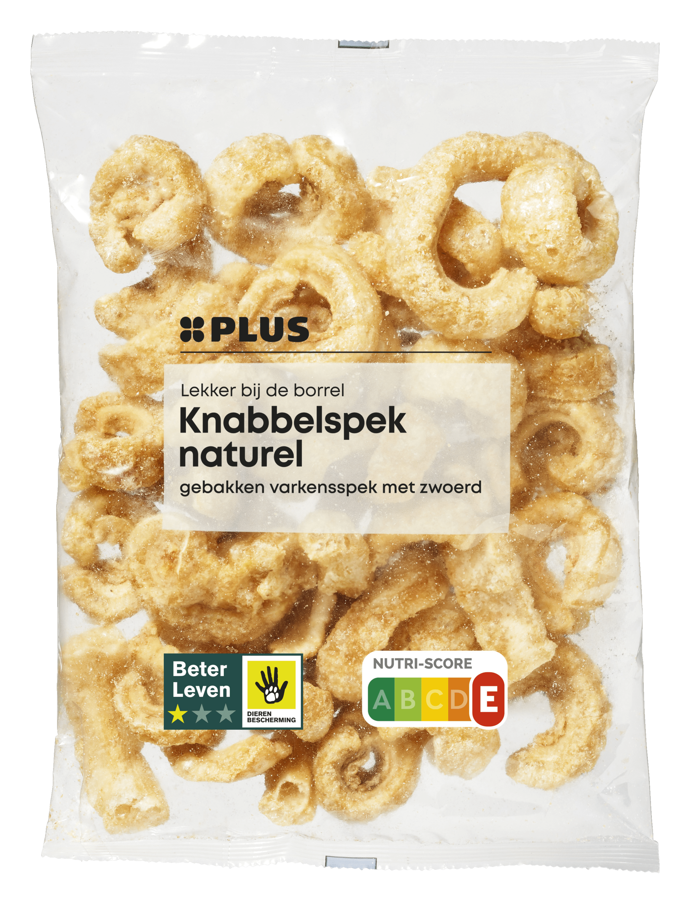 PLUS Knabbelspek Zakje 100 g