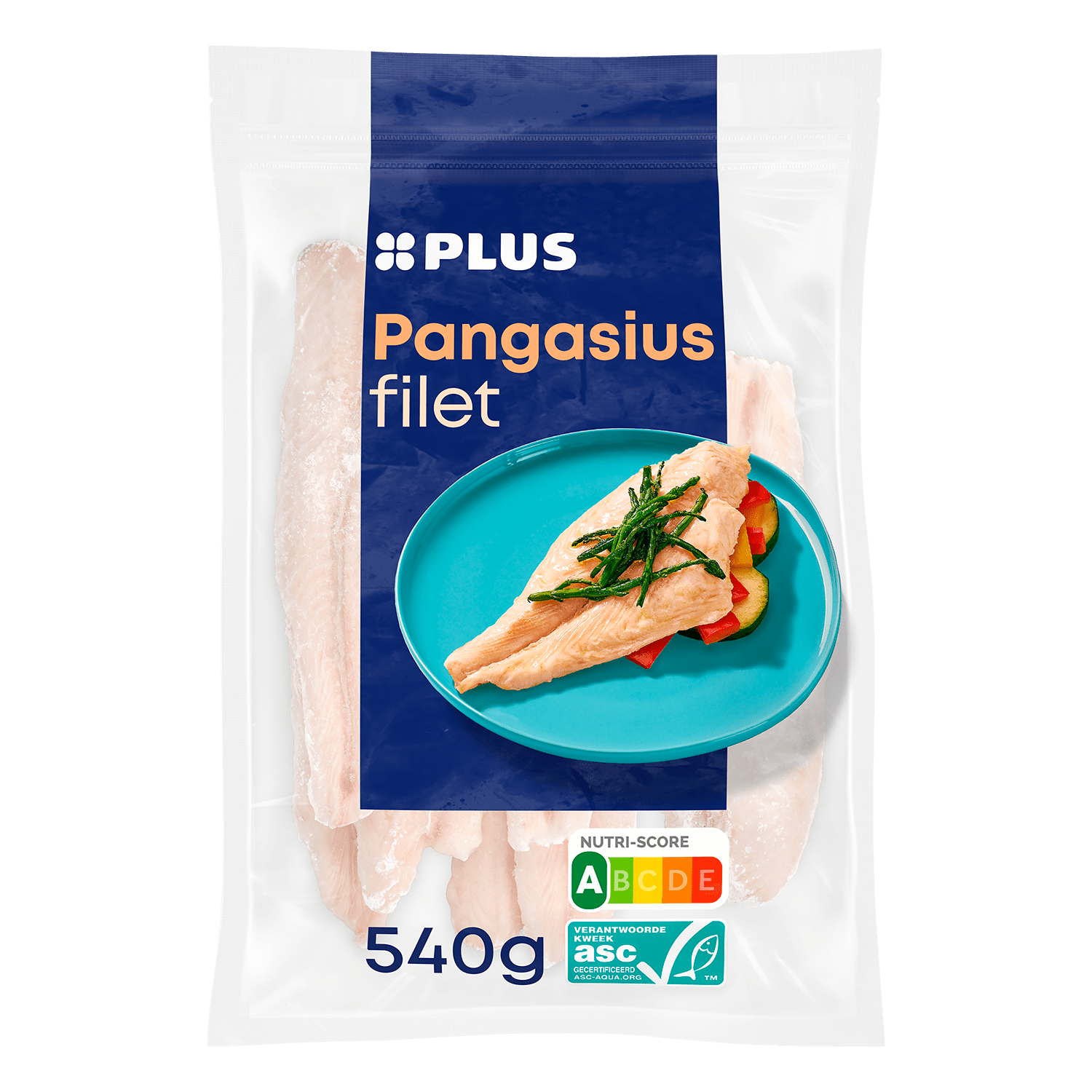 PLUS Pangasius Zak 540 g