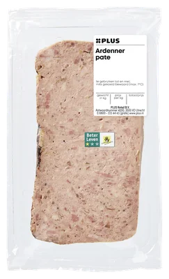 PLUS Ardennerpaté Tray 150 g