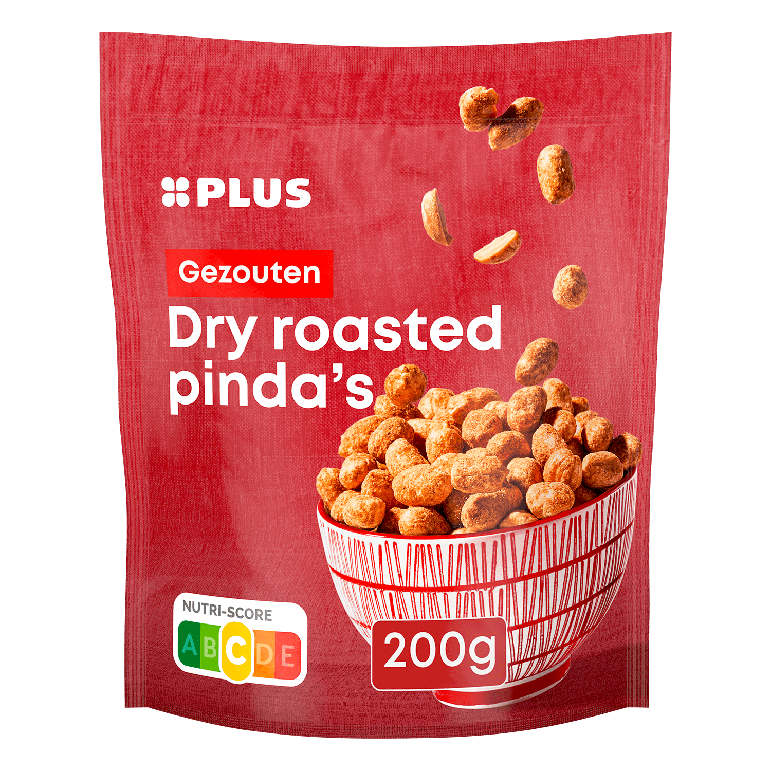 PLUS Dry roasted pinda's