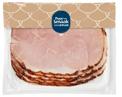 PLUS Puur van smaak Ovengebakken ham 125 gram