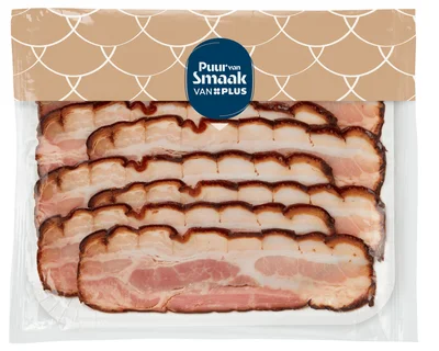 PLUS Puur van smaak Gegrild spek 110 gram