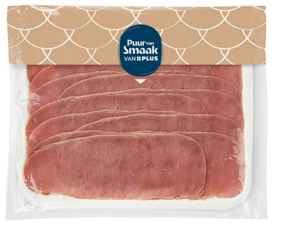 PLUS Puur van smaak Runderham (Pekelvlees) 110 gram