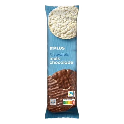 PLUS Rijstwafels choco