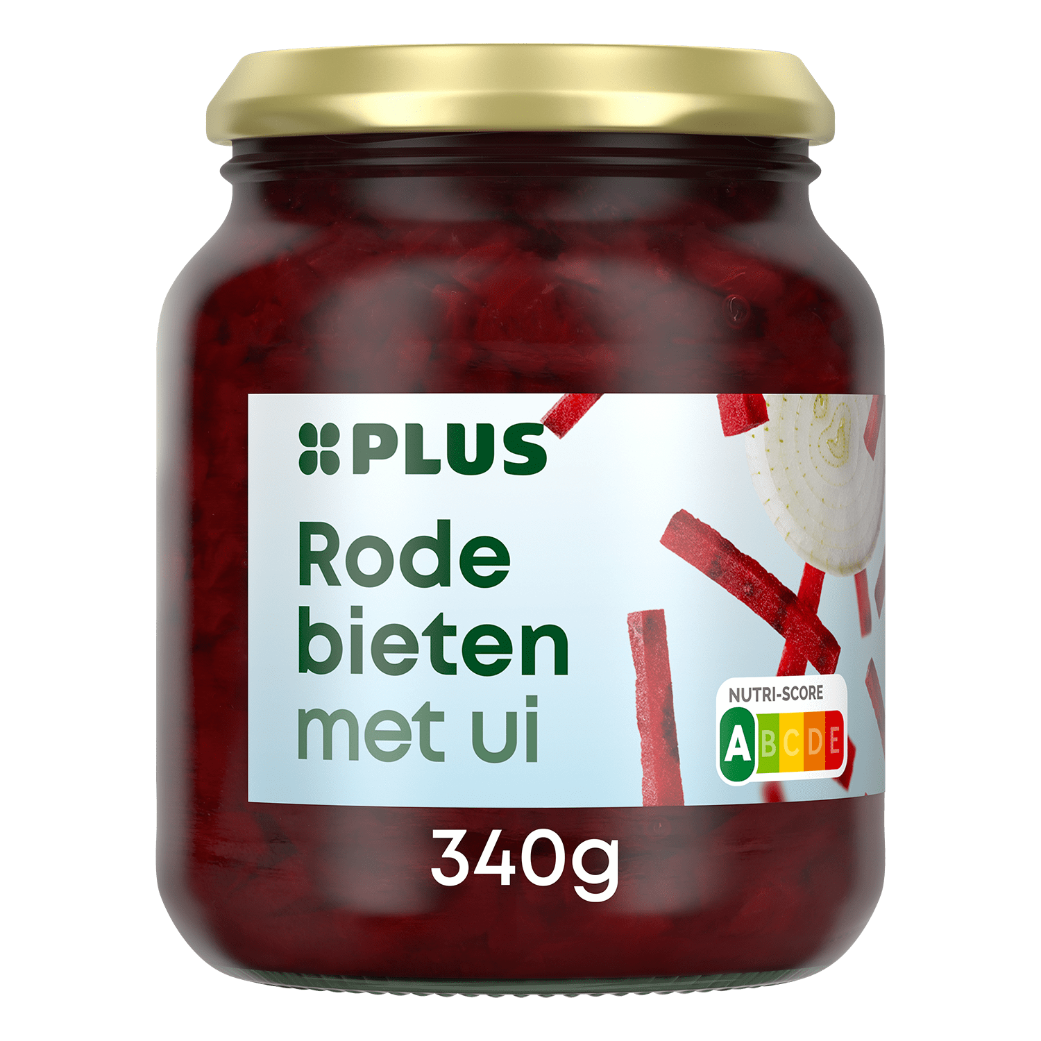 PLUS Rode bieten met ui Pot 340 g